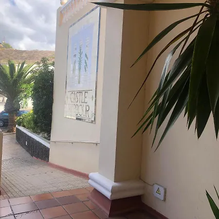 Daire South Castle Cozy Studio Cristianos Terrace & Pool *